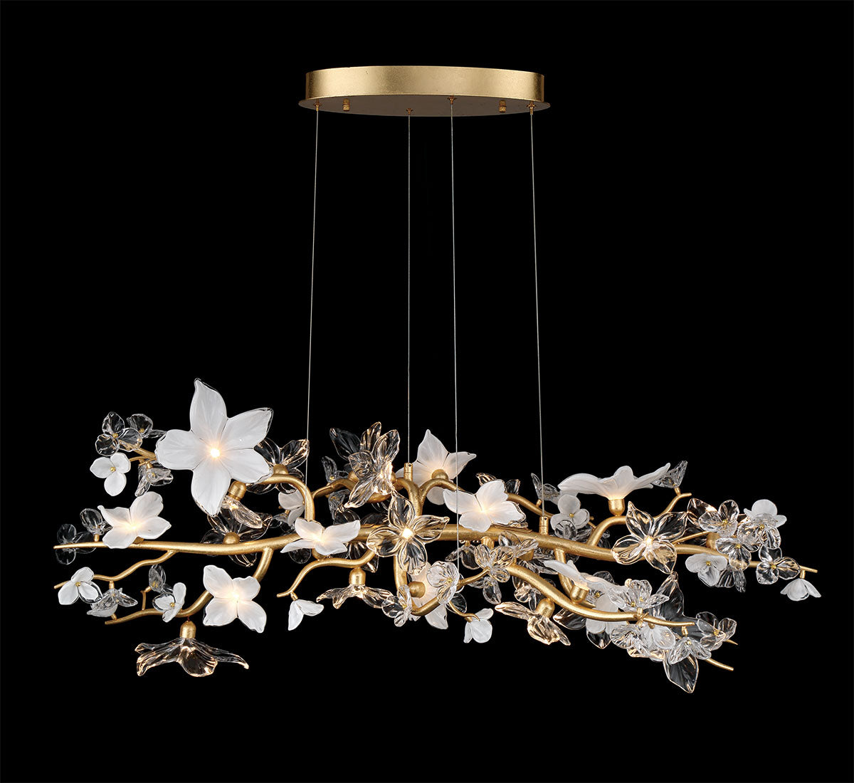 Fiori 26 Light Oval LED Chandelier
