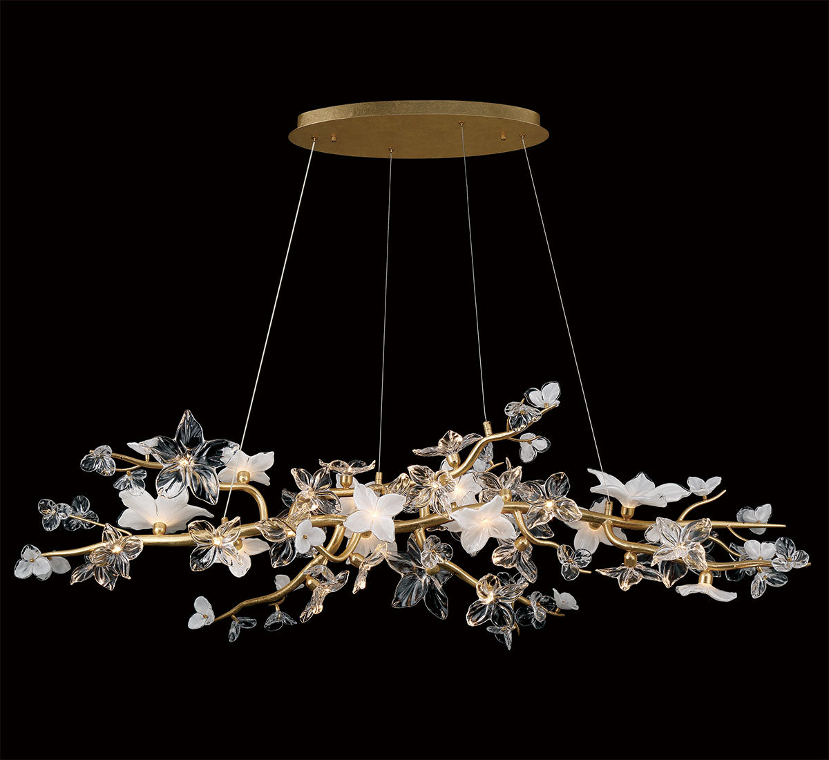 Fiori 35 Light Oval LED Chandelier