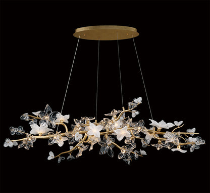 Fiori 35 Light Oval LED Chandelier