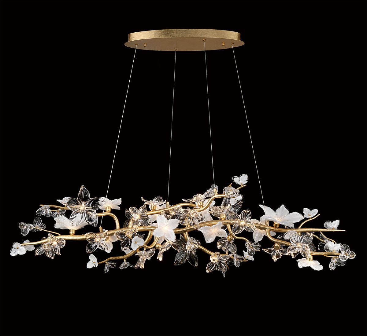 Fiori 35 Light Oval LED Chandelier