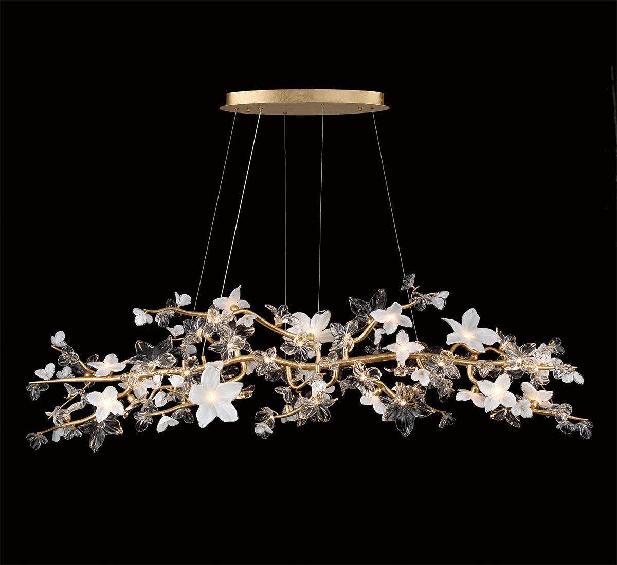 Fiori 47 Light Oval LED Chandelier