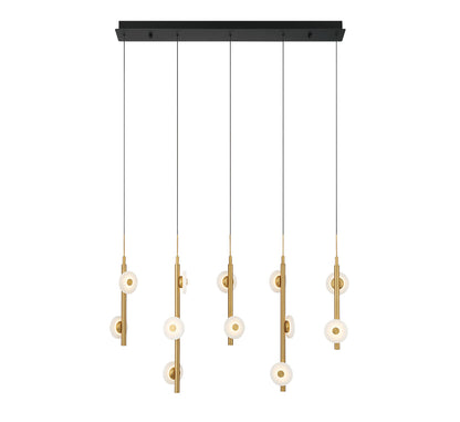 Etna 12 Light Linear LED Chandelier