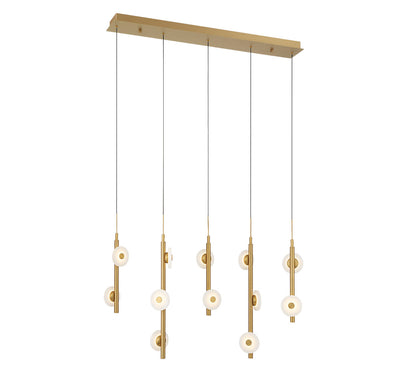 Etna 12 Light Linear LED Chandelier