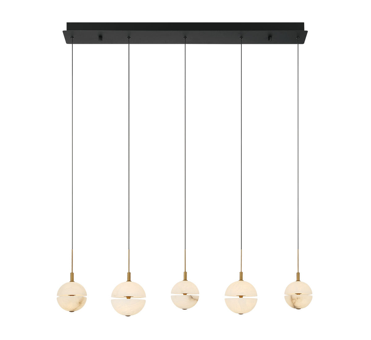 Corfu 5 Light Linear LED Chandelier