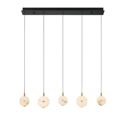 Corfu 5 Light Linear LED Chandelier