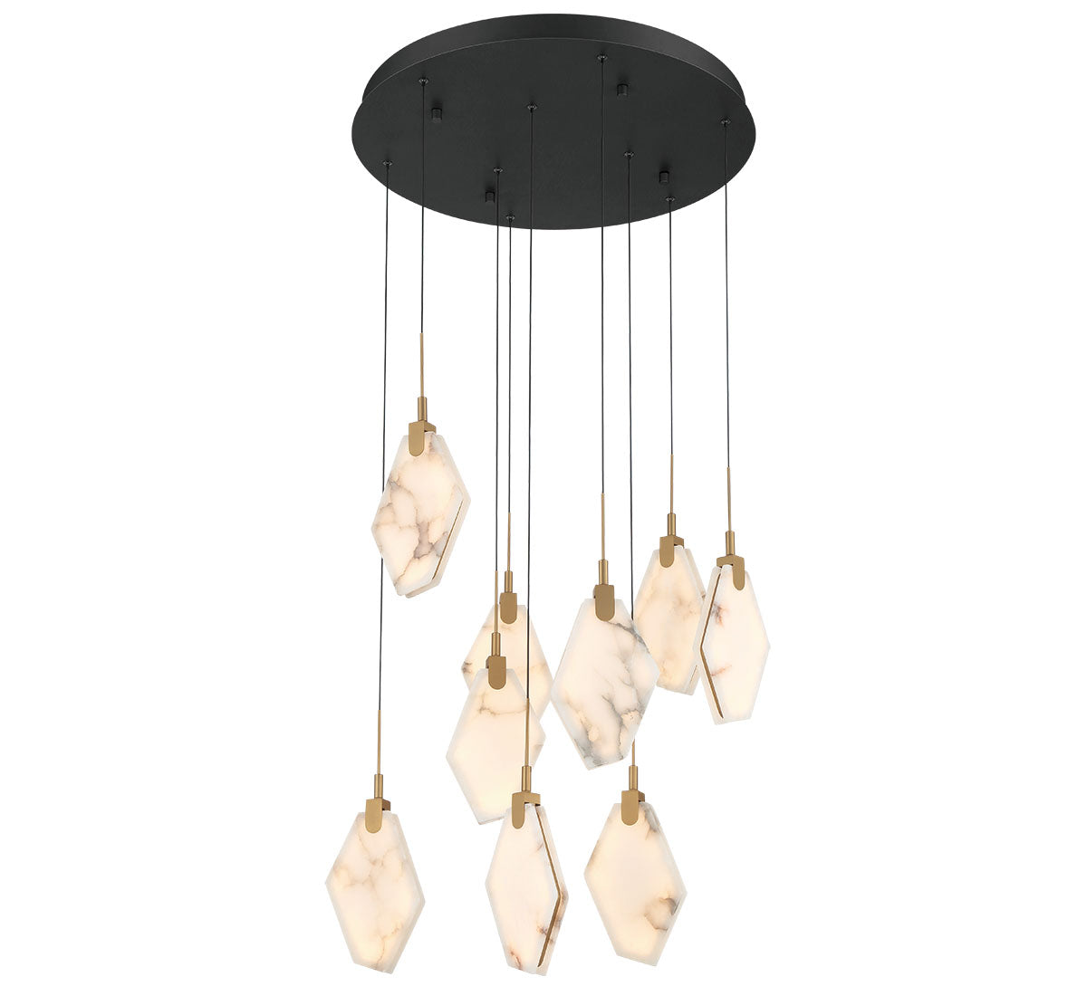 Kosmos 9 Light Round LED Chandelier