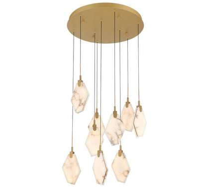 Kosmos 9 Light Round LED Chandelier