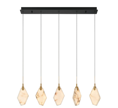Kosmos 5 Light Linear LED Chandelier