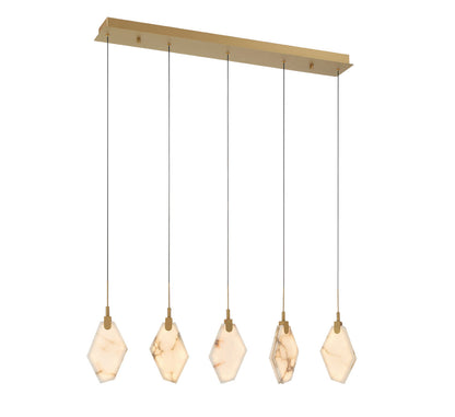 Kosmos 5 Light Linear LED Chandelier