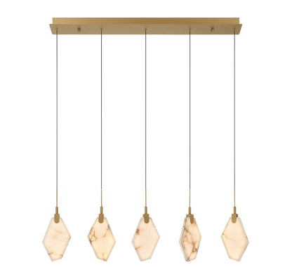 Kosmos 5 Light Linear LED Chandelier
