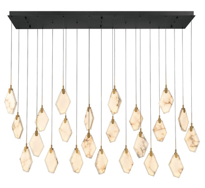 Kosmos 23 Light Rectangular LED Chandelier