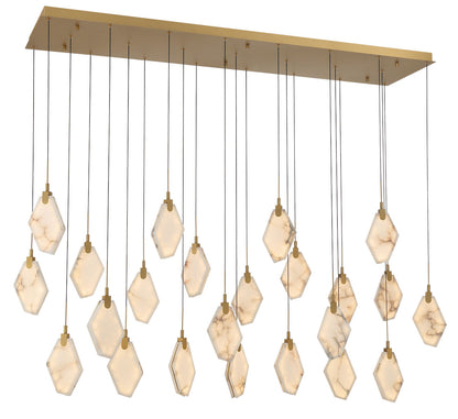 Kosmos 23 Light Rectangular LED Chandelier