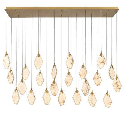 Kosmos 23 Light Rectangular LED Chandelier