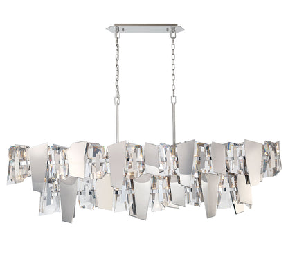Castellana 2 Tier 14 Light Linear Chandelier