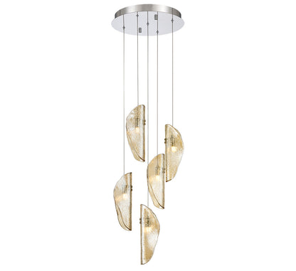 Sorrento 5 Light Round LED Chandelier