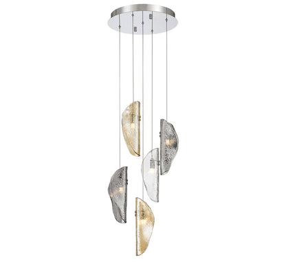 Sorrento 5 Light Round LED Chandelier
