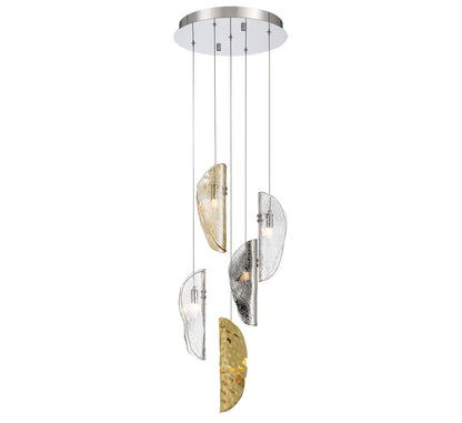 Sorrento 5 Light Round LED Chandelier