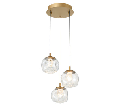 Camerino 3 Light Round LED Pendant