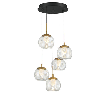 Camerino 5 Light Round LED Chandelier