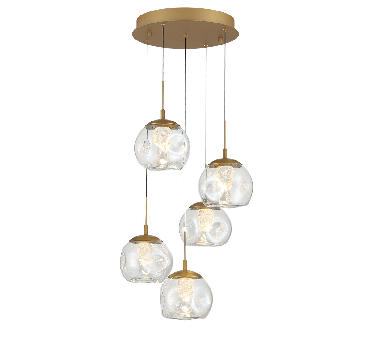 Camerino 5 Light Round LED Chandelier