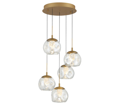 Camerino 5 Light Round LED Chandelier