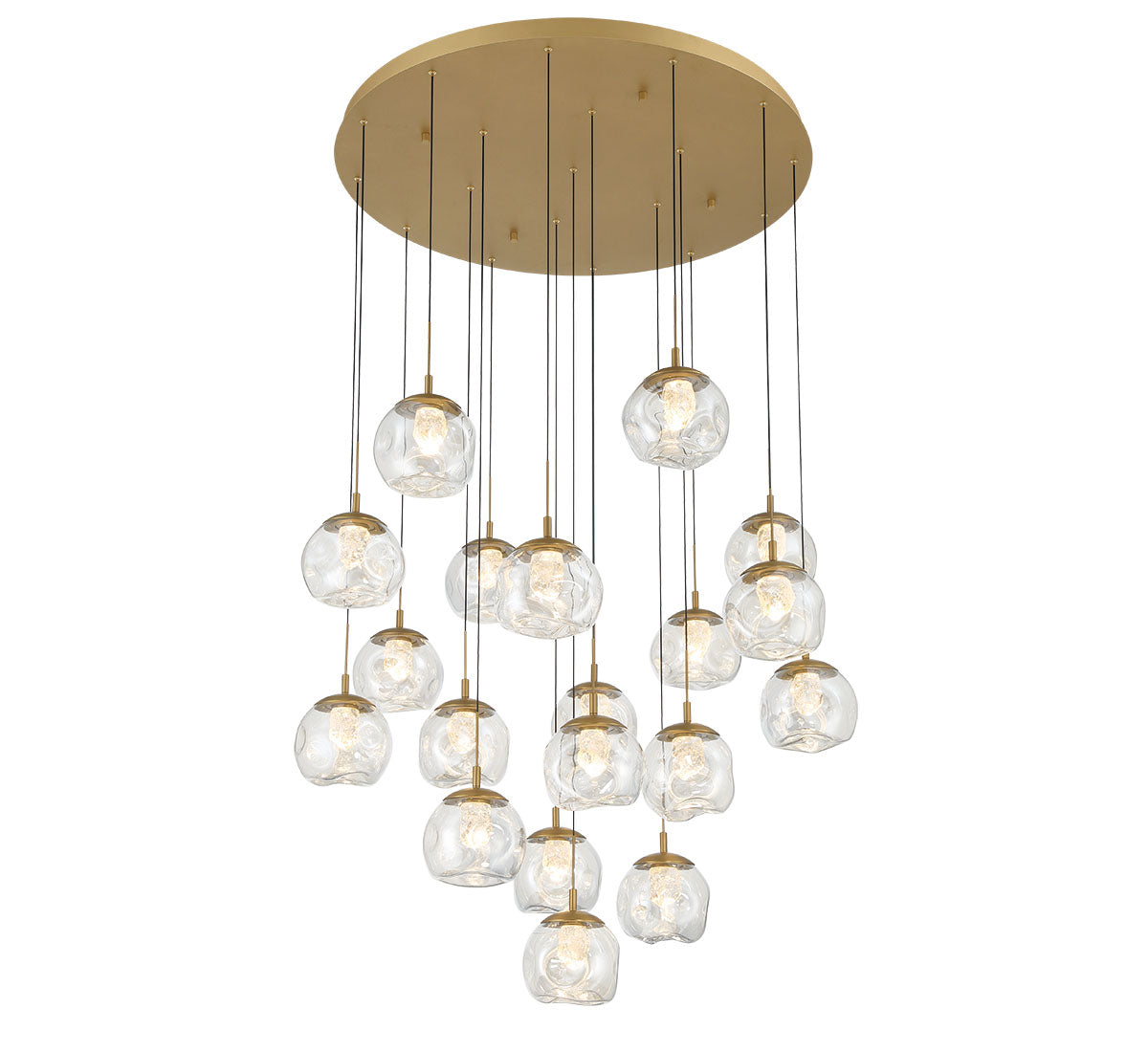 Camerino 19 Light Round LED Chandelier