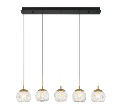 Camerino 5 Light Linear LED Chandelier