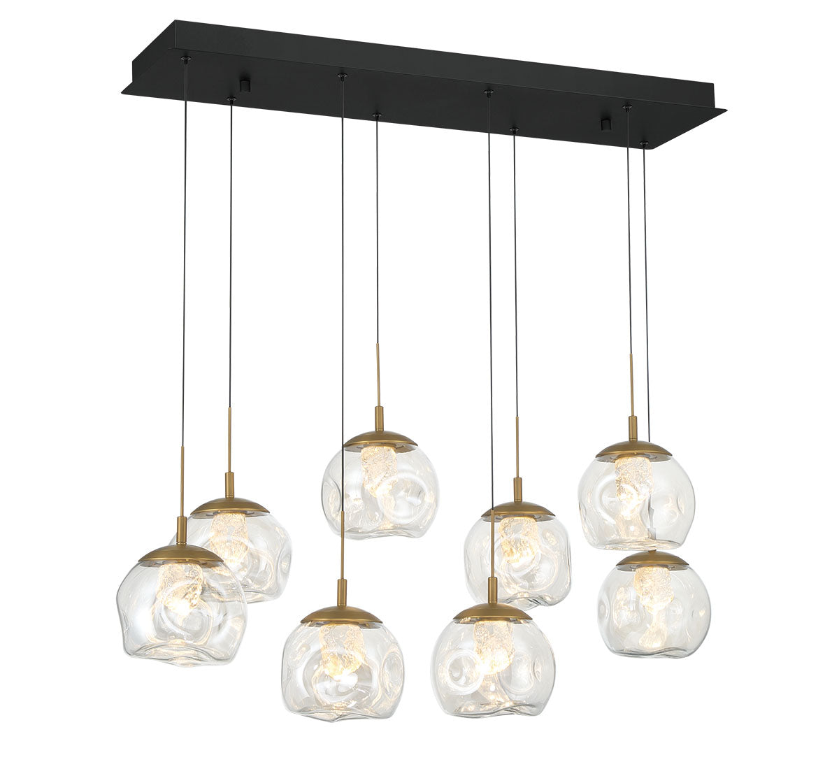 Camerino 8 Light Rectangular LED Chandelier