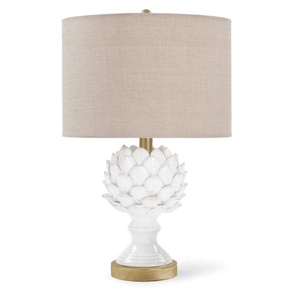 Leafy Artichoke Ceramic Table Lamp