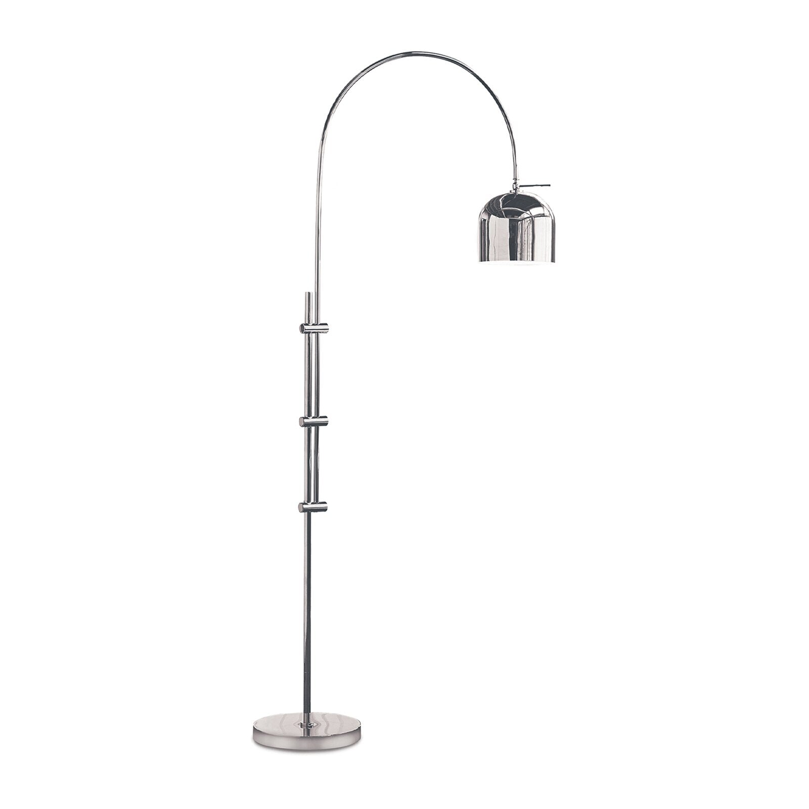 Arc Floor Lamp With Fabric Shade