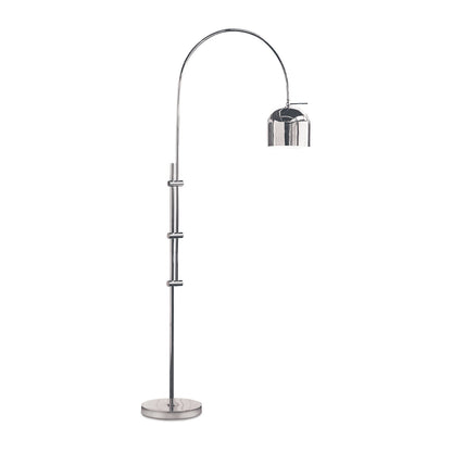 Arc Floor Lamp With Fabric Shade