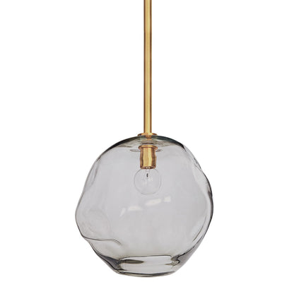 Molten Pendant Large With Smoke Glass