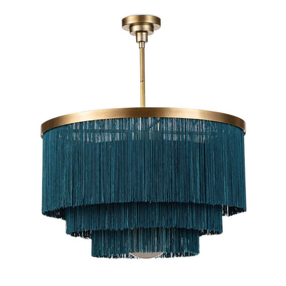 Cabaret Fringe Chandelier