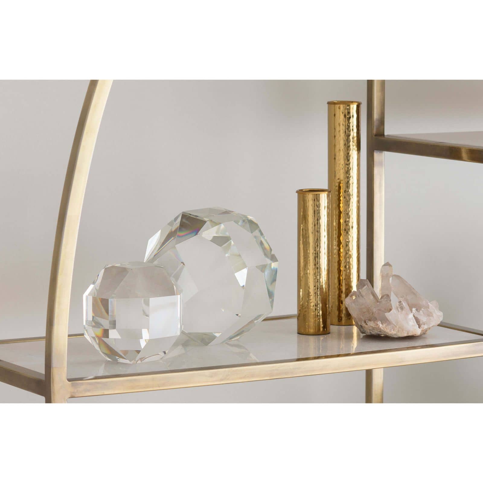 Hammered Bud Vase Set