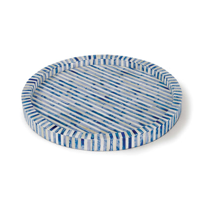 Bone and Indigo Tray