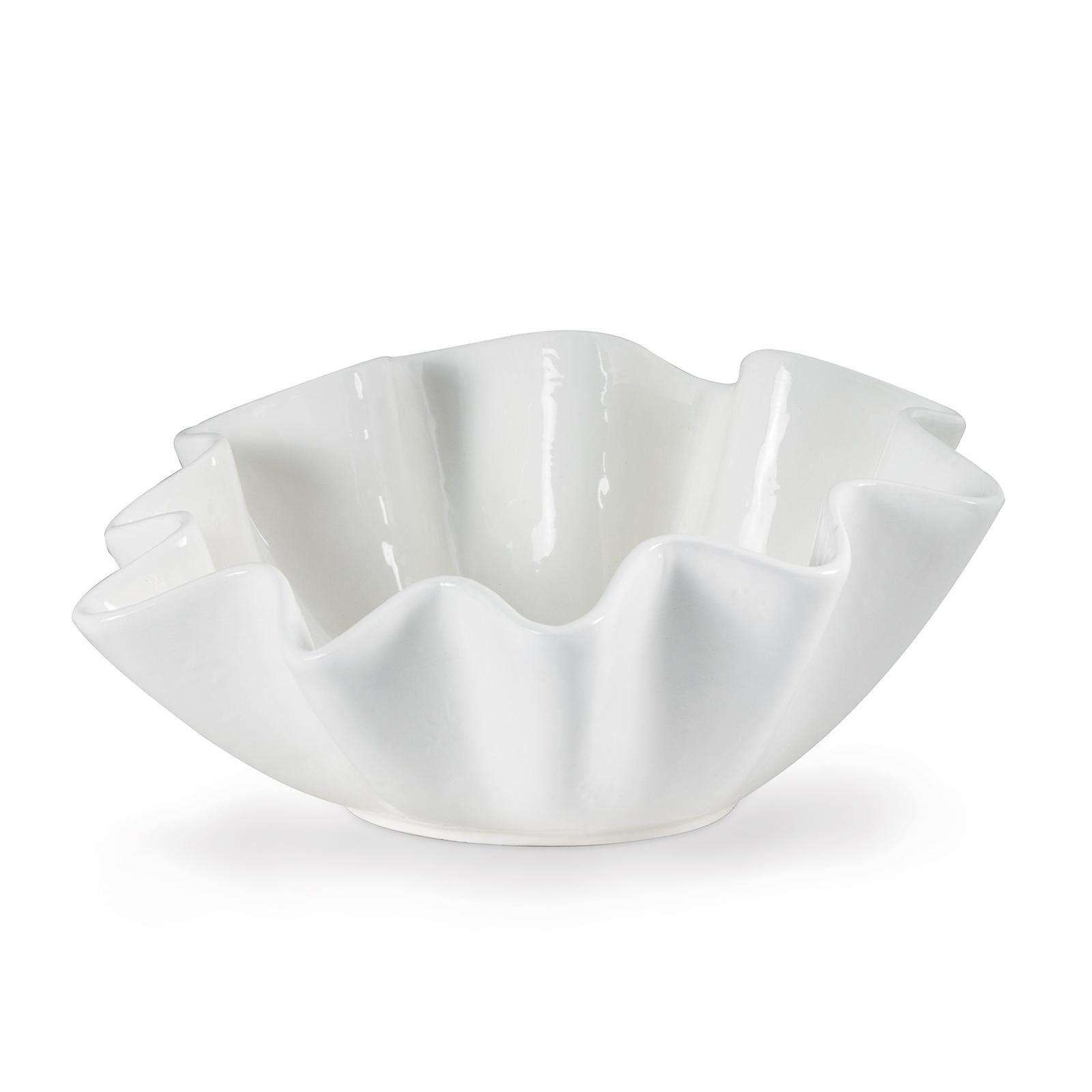 Ruffle Ceramic Bowl