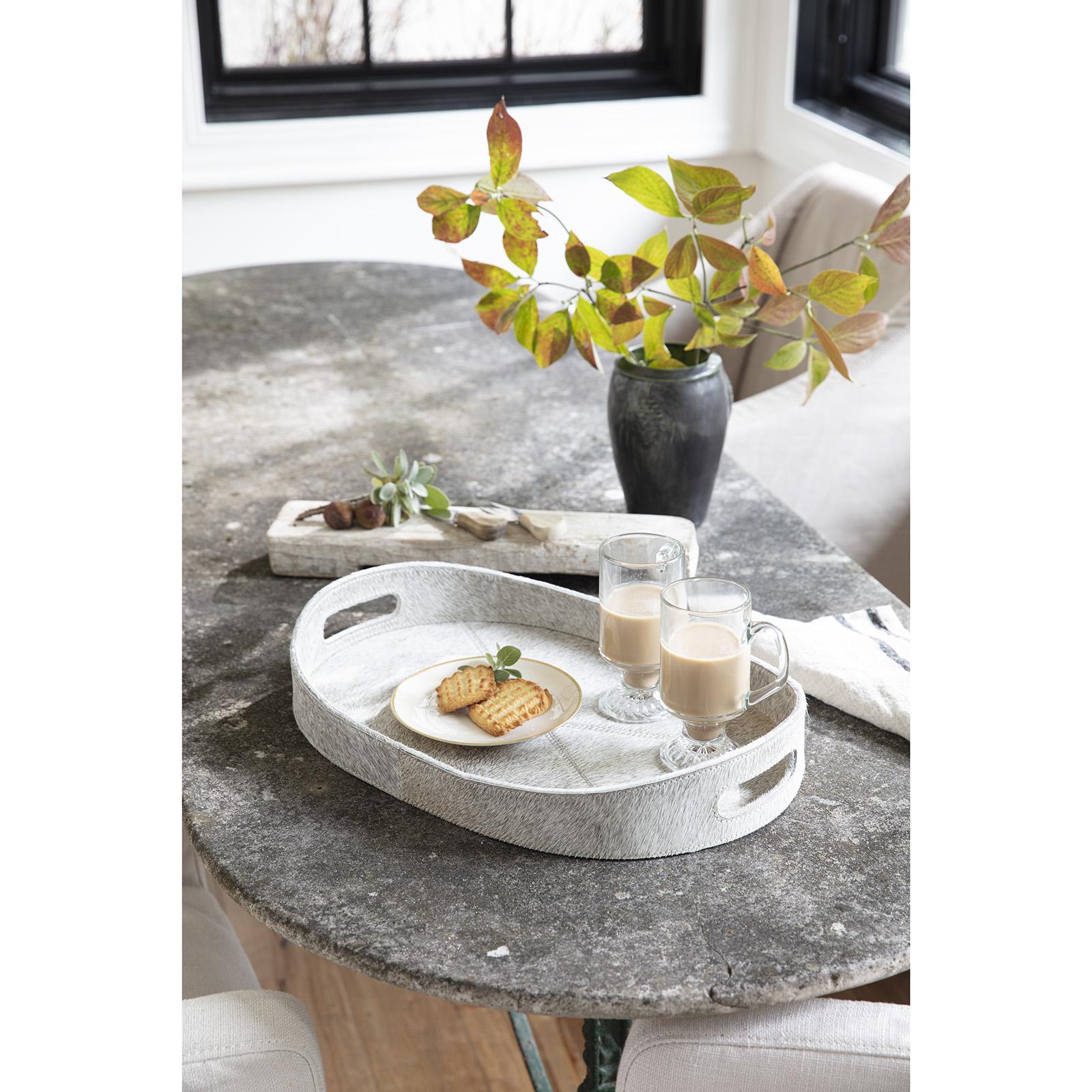 Andres Hair on Hide Tray Set