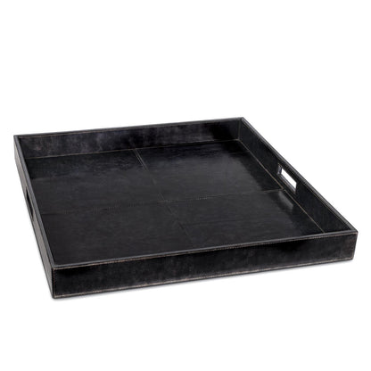 Derby Square Leather Tray
