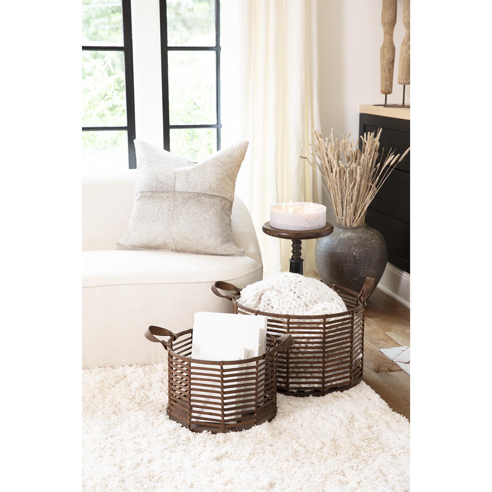 Finn Leather Basket