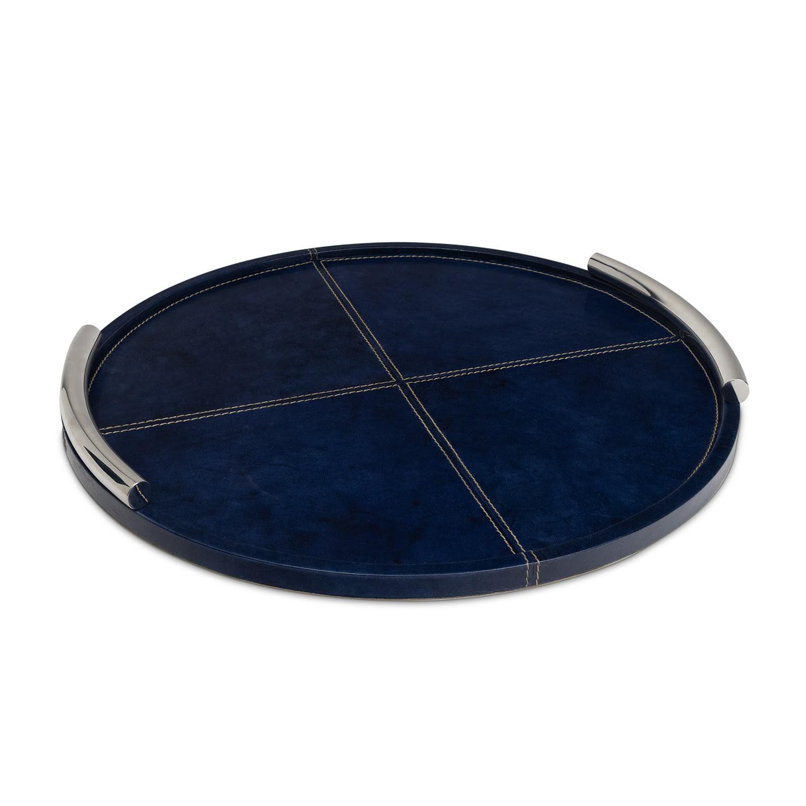 Hayes Leather Tray Round Small