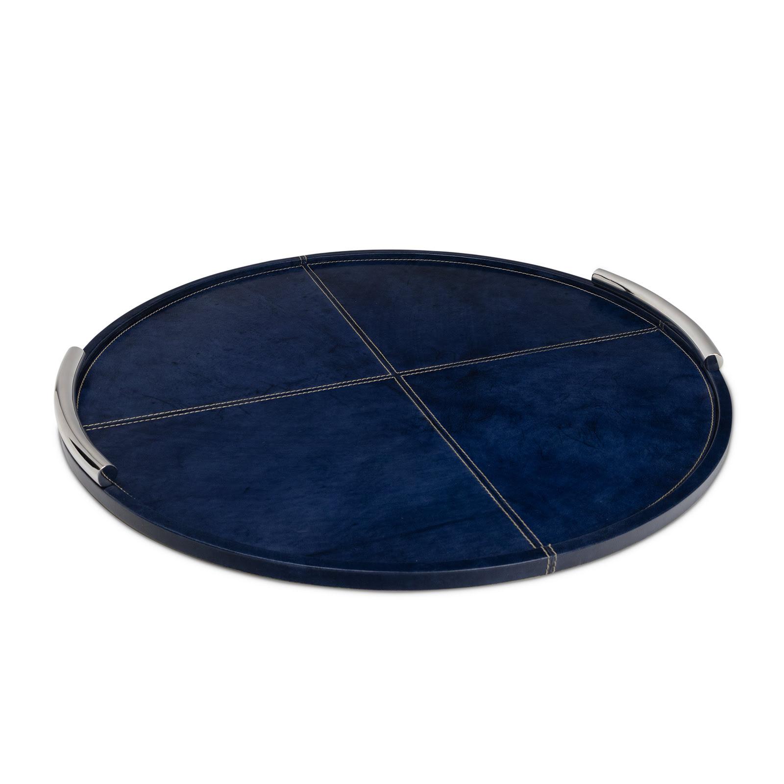 Hayes Leather Tray Round Large