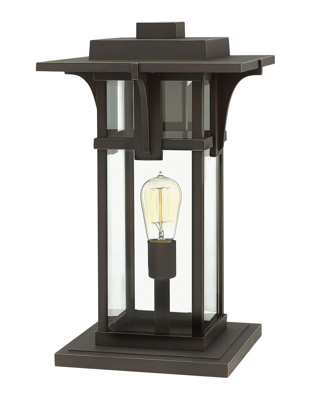 Manhattan Pier Mount Lantern 12v