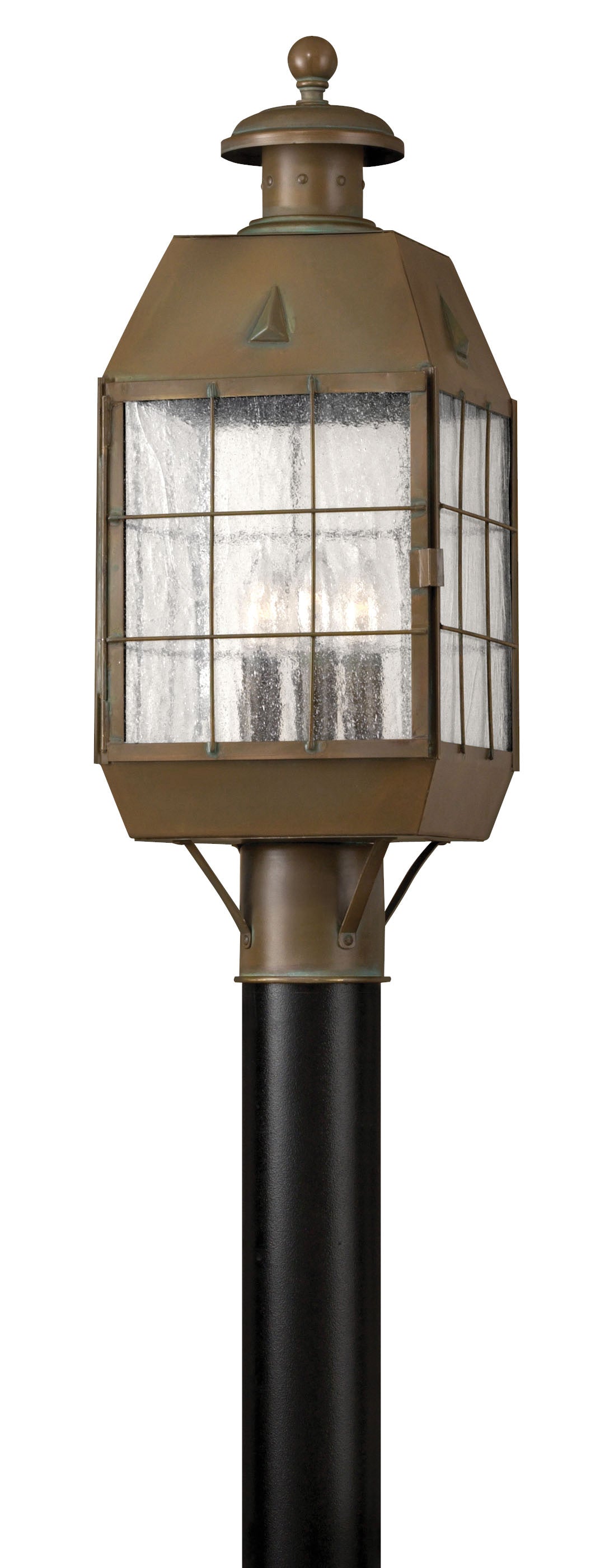 Nantucket Medium Post Mount Lantern