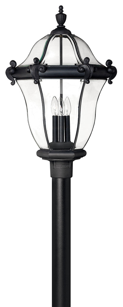 San Clemente Large Post Mount Lantern