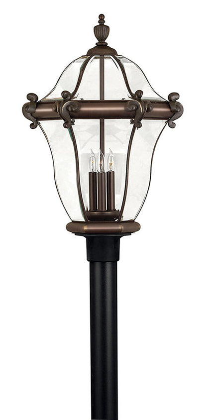 San Clemente Post Top or Pier Mount Lantern