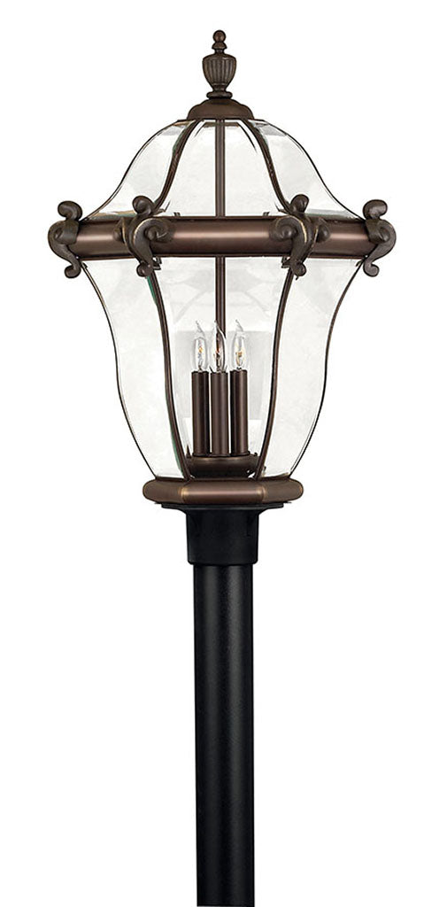 San Clemente Post Top or Pier Mount Lantern