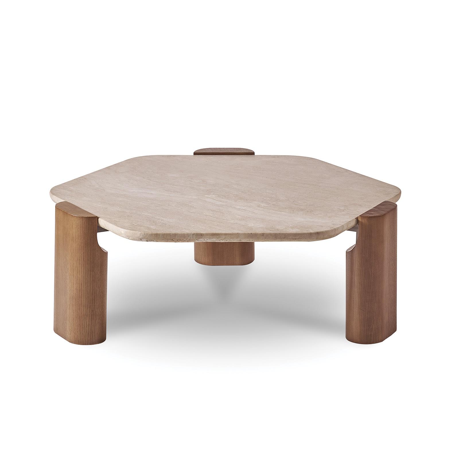 Roan Travertine Coffee Table - 3 Cartons