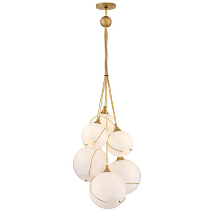 Skye Medium Six Light Multi Tier Chandelier