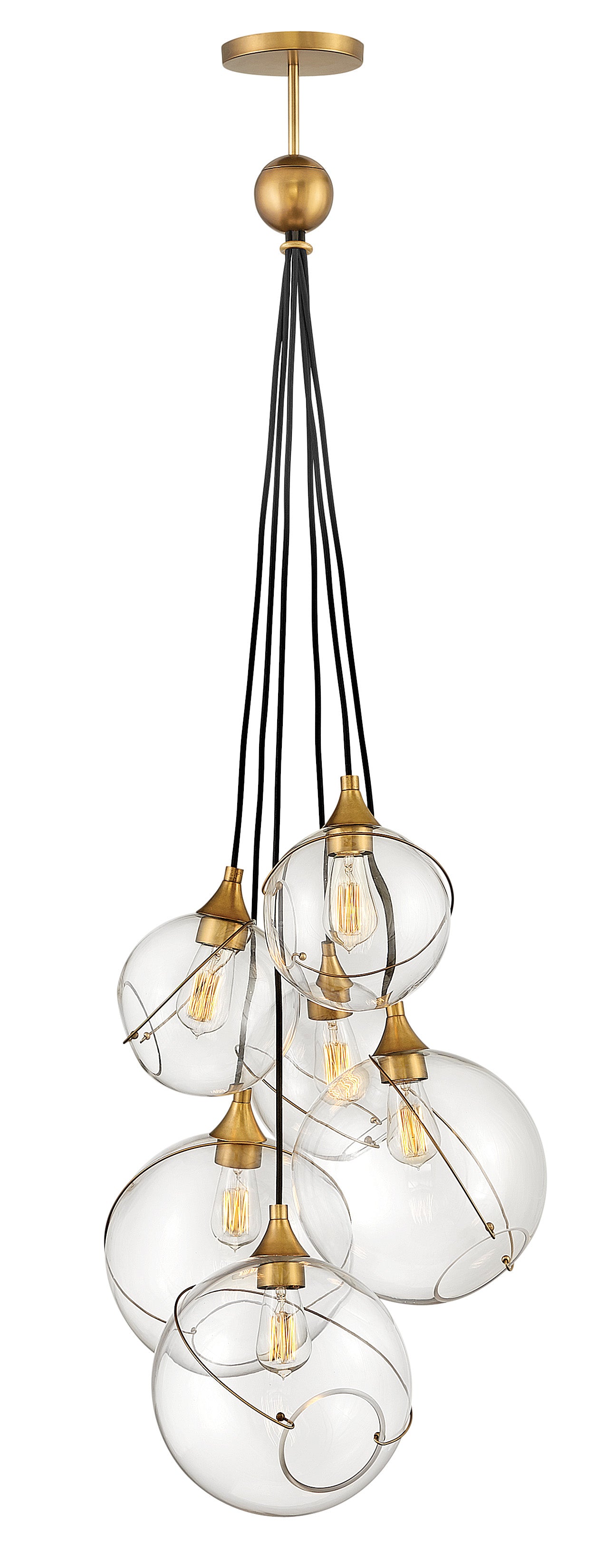 Skye Medium Six Light Multi Tier Chandelier