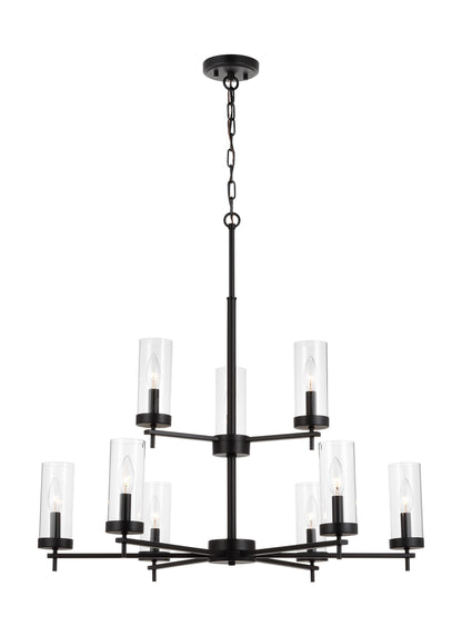 Zire Nine Light Chandelier